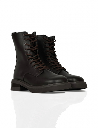 Черевики осінні коричневі з натуральної шкіри Картинка Черевики осінні коричневі з натуральної шкіри