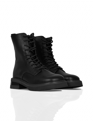 Черевики осінні чорні з натуральної шкіри Картинка Черевики осінні чорні з натуральної шкіри