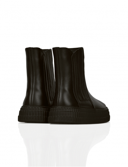 Картинка Челсі осінні коричневі з натуральної шкіри