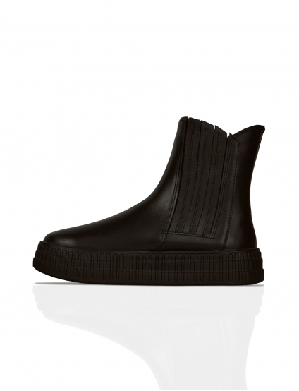 Картинка Челсі осінні коричневі з натуральної шкіри