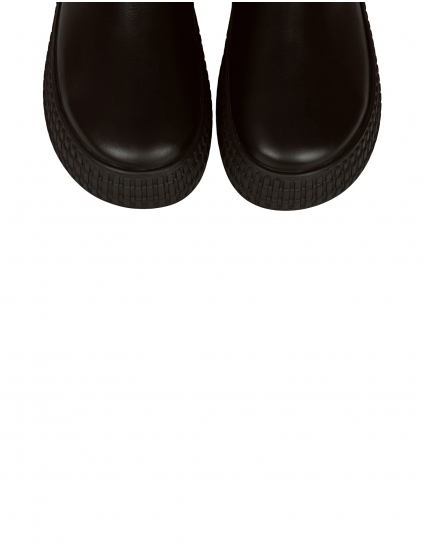 Картинка Челсі осінні коричневі з натуральної шкіри