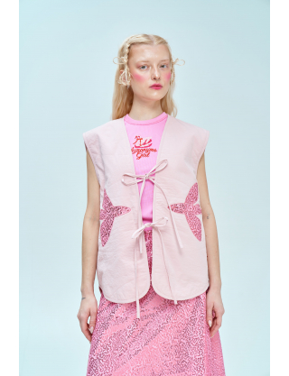 Картинка Жилет "Летюча риба" рожевий 