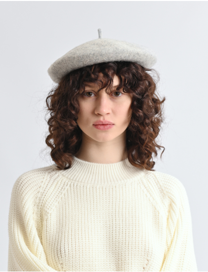 Картинка Берет світло-сірий