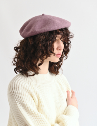 Картинка Берет у відтінку пудрової бузковості