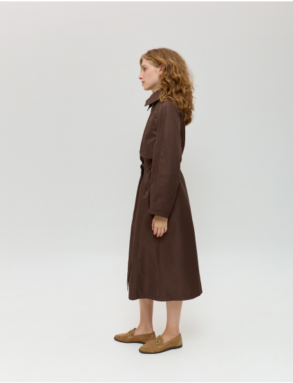 Картинка Плащ коричневий 