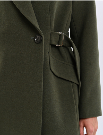 Картинка Пальто темно-зелене 