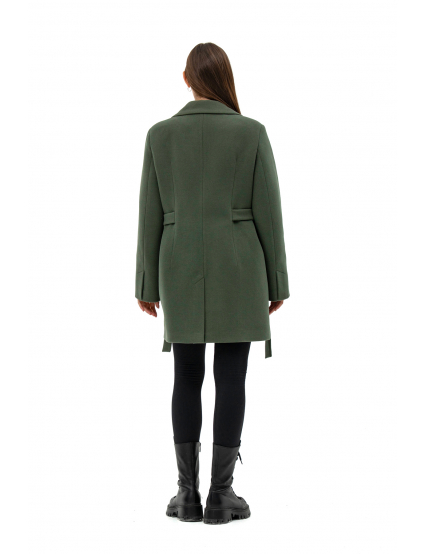 Картинка Пальто темно-зелене 