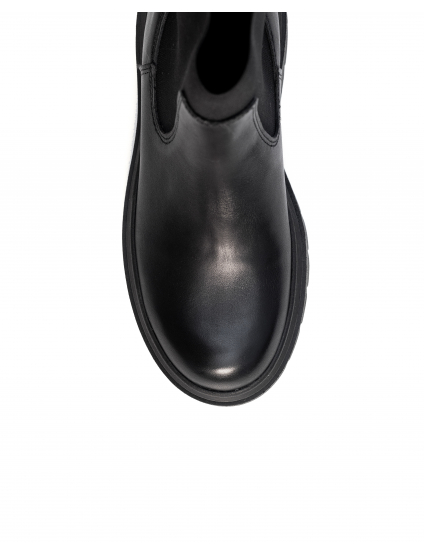 Картинка Черевики шкіряні чорні