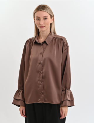 Картинка Блуза коричнева