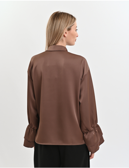 Картинка Блуза коричнева
