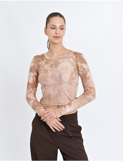 Картинка Лонгслів бежевий