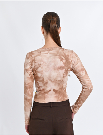 Картинка Лонгслів бежевий