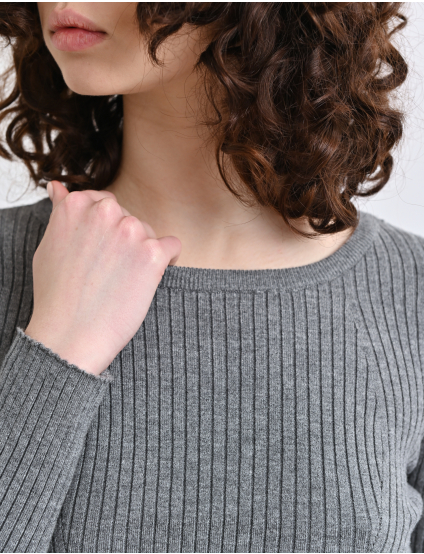 Картинка Светр темно-сірий 