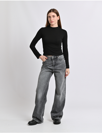 Картинка Лонгслів чорний