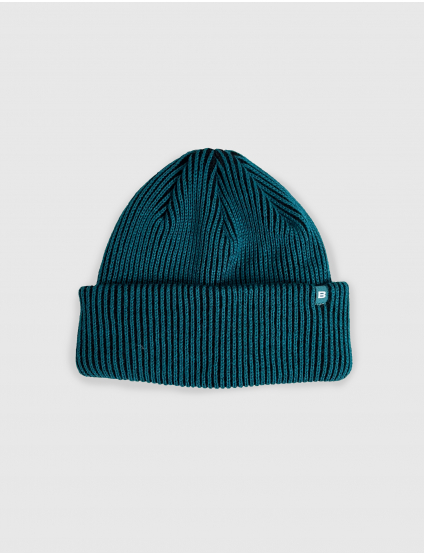 Картинка Двоколірна чорно-зелена шапка 