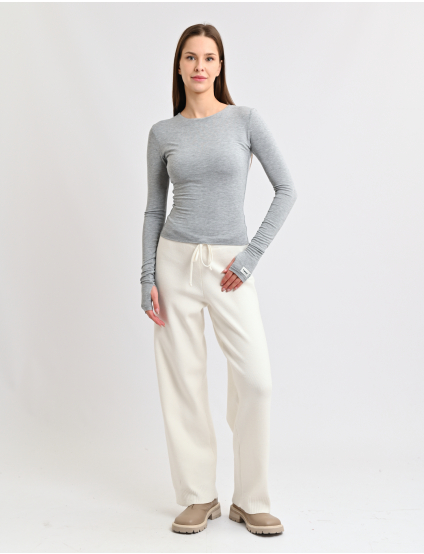 Картинка Лонгслів світло-сірий