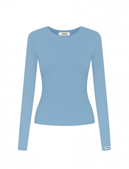 Картинка Лонгслів блакитний