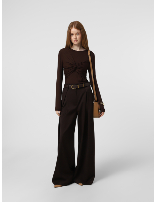 Картинка Лонгслів коричневий