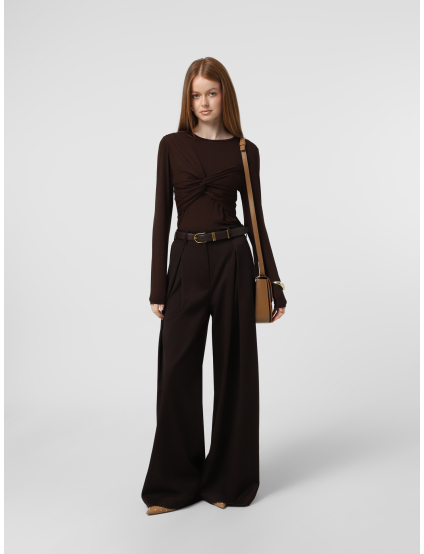 Картинка Лонгслів коричневий