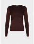 Картинка Лонгслів коричневий
