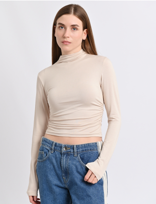 Картинка Лонгслів бежевий