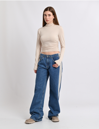 Картинка Лонгслів бежевий