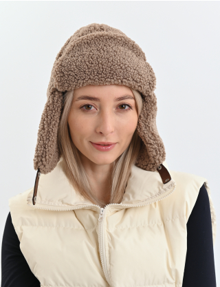 Картинка Шапка темно-коричнева