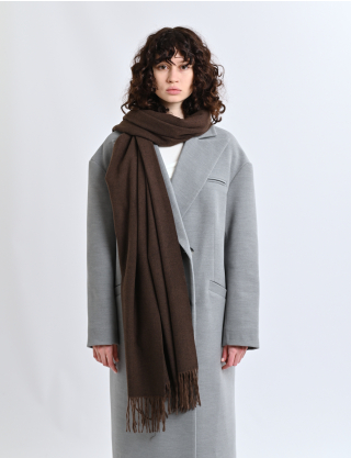 Картинка Шарф темно-коричневий