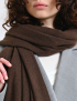 Картинка Шарф темно-коричневий