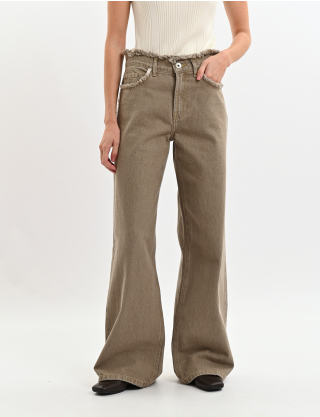 Картинка Джинси бежеві