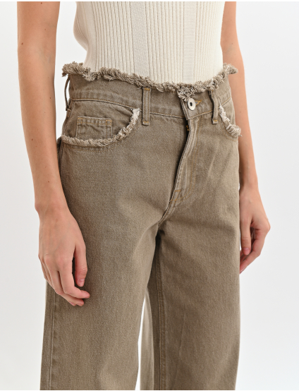 Картинка Джинси бежеві