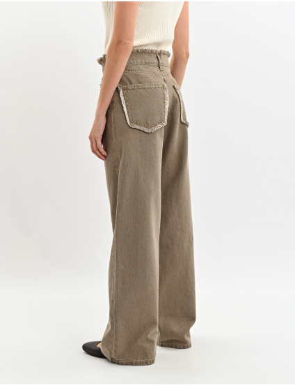 Картинка Джинси бежеві