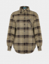 Картинка Сорочка в клітинку з накладною кишенею