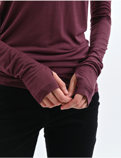 Картинка Лонгслів фіолетовий