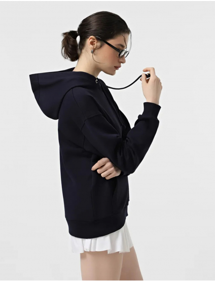 Картинка Жіноче темно-синє базове худі