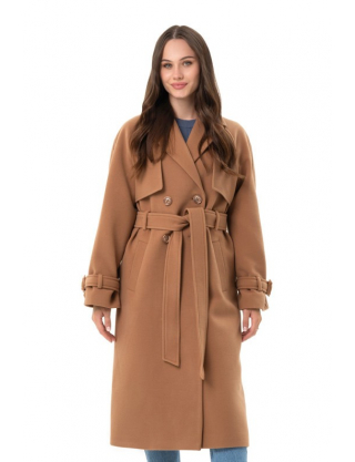 Картинка Пальто світло-коричневе 