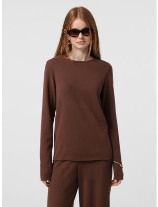 Картинка Светр коричневий