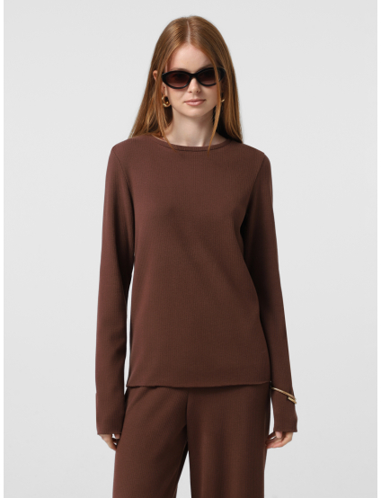 Картинка Светр коричневий