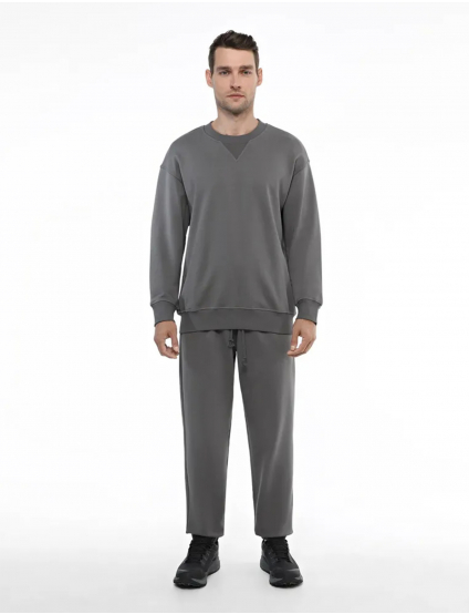 Картинка Чоловічі темно-сірі трикотажні штани