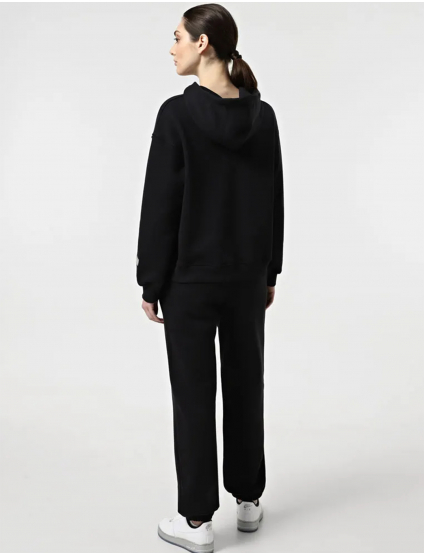 Картинка Жіночі чорні спортивні штани з манжетами