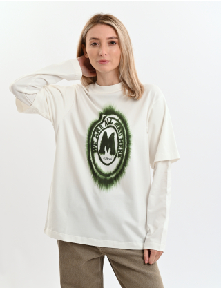 Картинка Лонгслів білий