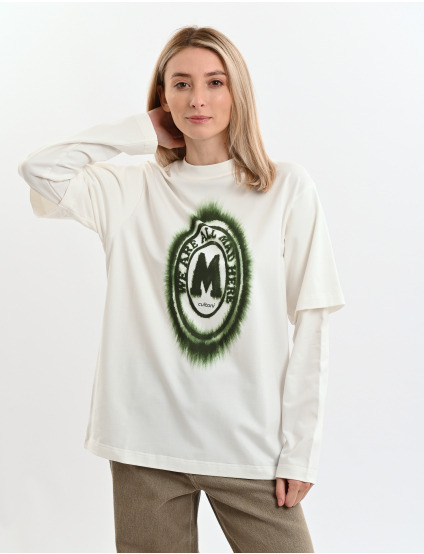 Картинка Лонгслів білий