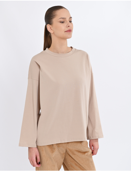 Картинка Лонгслів бежевий