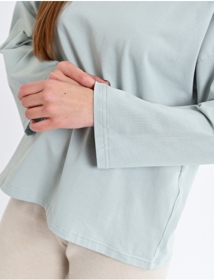 Картинка Лонгслів світло-зелений