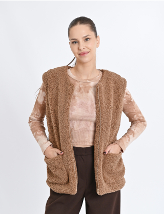 Жилет бежевий Картинка Жилет бежевий