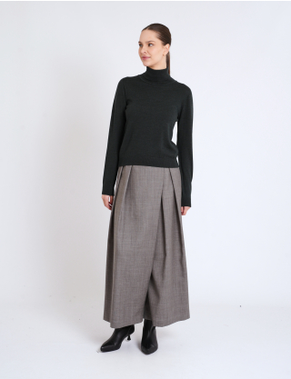 Картинка Кюлоти з костюмної тканини зі складками