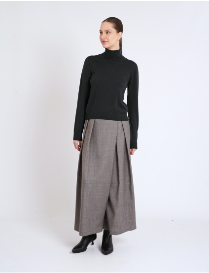 Картинка Кюлоти з костюмної тканини зі складками