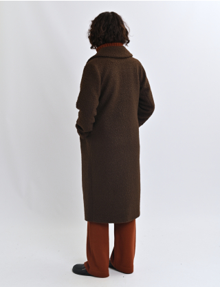 Картинка Пальто коричневе 