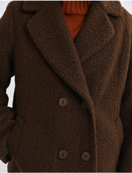Картинка Пальто коричневе 