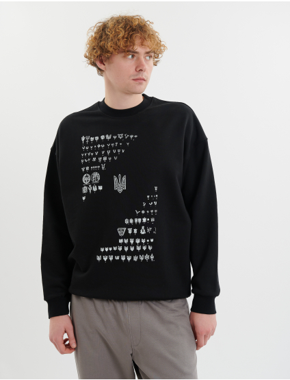 Картинка Світшот чорний